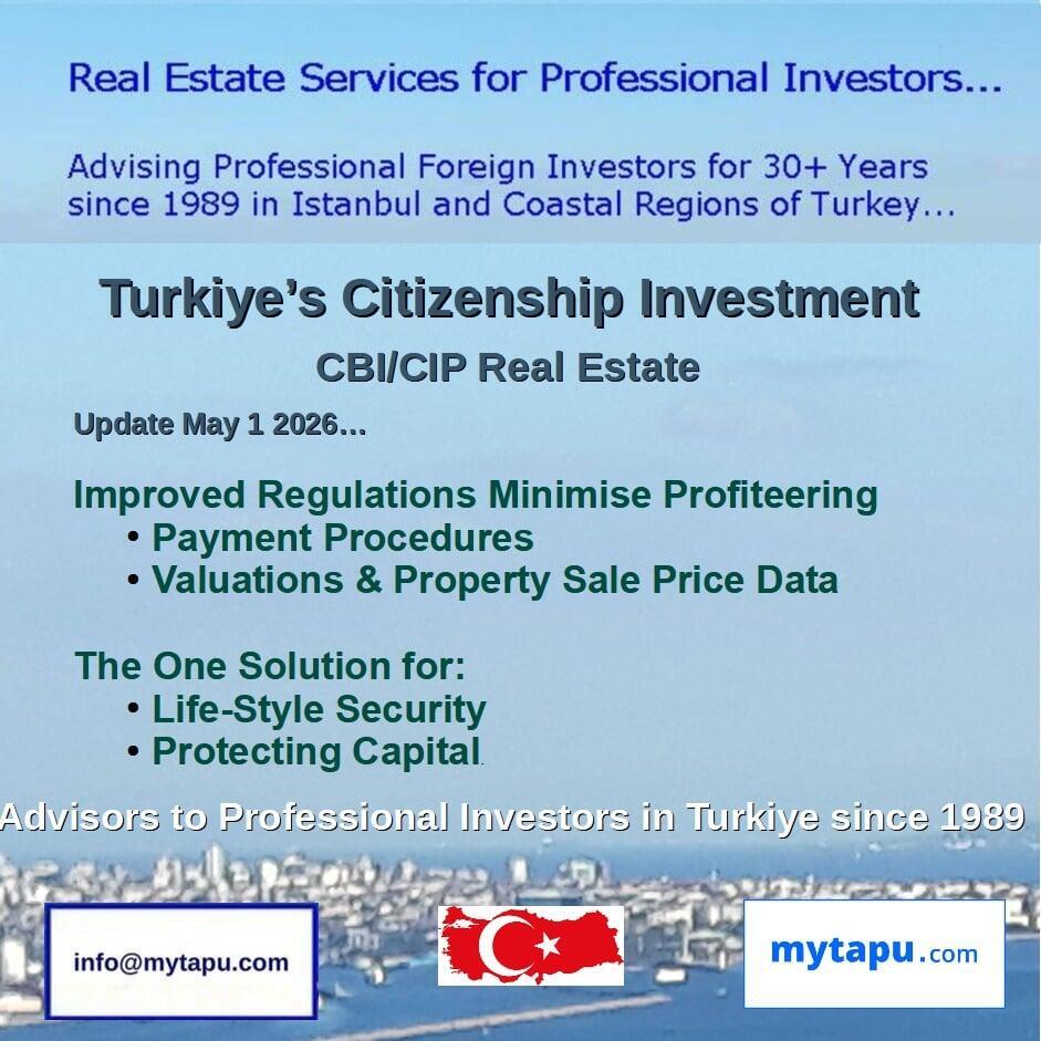 Update on Solutions :
TURKISH CITIZENSHIP BY INVESTMENT